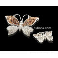 rhinestone butterfly jewelry brooch in bulk